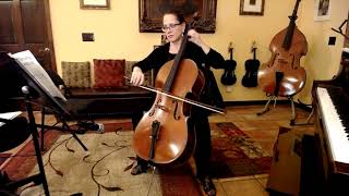 Canon in D Pachelbel for Solo Cello Processional [upl. by Mesics]