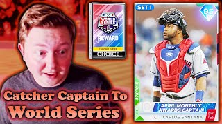 95 Carlos Santana Leads An Offensive Clinic  Catcher Captain To World Series 3 MLB The Show 23 [upl. by Humph302]