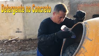 Concreto com detergente  Concrete with detergent [upl. by Alih54]