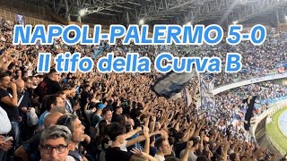 NapoliPalermo 50 cori e sfottò della Curva B 260924 4K [upl. by Heisel]