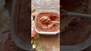 Ep 510 Viral Rice Chocolate Mousse Recipe  No Bake 2 Ingredients Ready in Minutes 😋 shorts [upl. by Arikal]