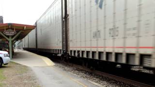 Amtrak Auto Train at DeLand Amtrak Station 21413 [upl. by East]