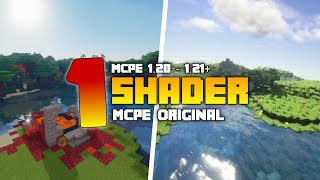 1 SHADER MCPE ORIGINAL NO PATCH  Di Minecraft 120  121   Support Low End Mobile Device [upl. by Sammons942]