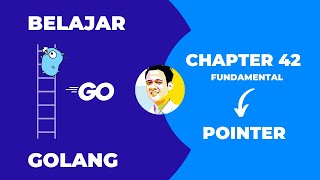 Tutorial Golang untuk Pemula  Chapter  42  Pointer [upl. by Irmine264]