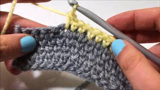 How to Crochet the Knit Stitch [upl. by Auoy]