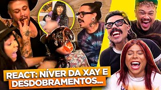 REAGINDO AO ICÔNICO ANIVERSÁRIO DA XAY com BLOGUEIRINHA  Diva Depressão [upl. by Neilla]