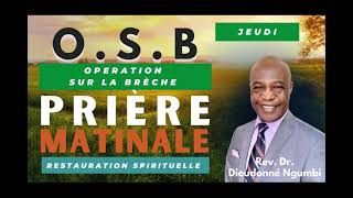 OSB du Jeudi 14 Déc 2023 La nécessité de lappel la formation et lOnction pour servir Jésus [upl. by Nyladnarb]