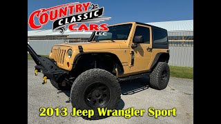 2013 Jeep Wrangler Sport [upl. by Alston]