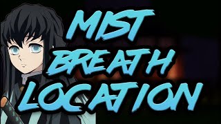 ROBLOX WISTERIA MIST BREATHING LOCATION  MIST BREATH LOCATION WISTERIA [upl. by Annaert752]