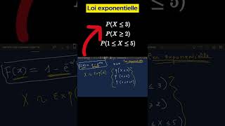 👉Comment calculer plus facilement des probabilités dans le cas dune loi exponentielle 👉astuces [upl. by Newkirk]