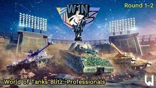 World of Tanks Blitz Blitz Stellar Cup 2023 Professionals R12 EU [upl. by Alliw]