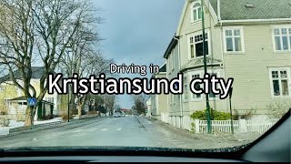 Driving in Kristiansund city Norway [upl. by Shirleen800]