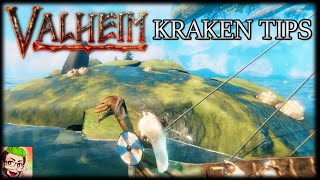 Valheim  Kraken Tips and Abyssal Harpoon and Razor [upl. by Frodina]