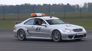 MercedesBenz CLK AMG DTM vs Bugatti Veyron vs Ferrari FF vs TTRS [upl. by Assilim428]