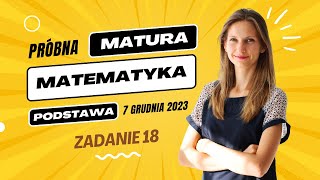 Zadanie 18 👩‍🎓 Proste Prostopadłe Równanie Kierunkowe Prostej Próbna Matura Matematyka 7122023 PP [upl. by Aubreir]