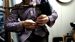 Northumbrian tune play on Northumbrian Small Pipes [upl. by Alocin]