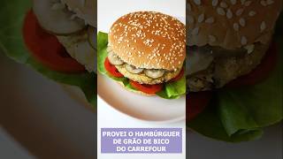 Provei o Hambúrguer Vegano de Grão de Bico do Carrefour 💜 [upl. by Anaidiriv]