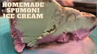 HOMEMADE SPUMONI ICE CREAM [upl. by Canice]