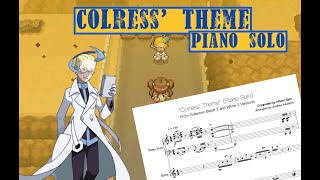 Colress Theme  Pokemon Black 2White 2 Piano Solo [upl. by Beare479]