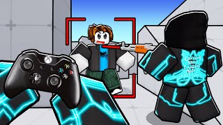 USING CONTROLLER TO CHEAT in Roblox Rivals [upl. by Lagas]