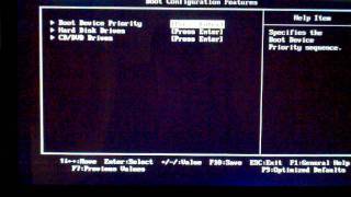 CMOS BIOS Reset amp Format  Install Windows 7 [upl. by Ronica]