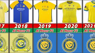 Al Nassr Jersey amp Logo Evolution [upl. by Nole]