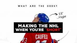 How likely is making the NHL as an quotundersizedquot player [upl. by Ardnayek855]