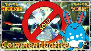 Comment BATTRE CLAMIRAL Raid 7 en SOLO facilement  TUTO  Pokémon Ecarlate et Violet [upl. by Ahserak]