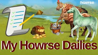 My Howrse DailiesHow to Howrse [upl. by Siuol]