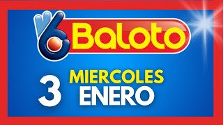 Resultados del BALOTO REVANCHA del MIERCOLES 3 de enero de 2024 💫✅💰 [upl. by Noreh374]