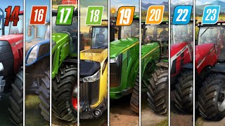 Fs14 vs Fs16 vs Fs17 vs Fs18 vs Fs19 vs Fs20 vs Fs22 vs Fs23  Pc vs Mobile  Timelapse [upl. by Eiramoj]