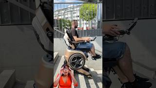 When you think you‘ve seen it all…then you learn about Scewo BRO 🤯 stairclimbingwheelchair [upl. by Atineg]