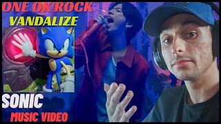 ONE OK ROCK amp Sonic Frontiers  Vandalize Official Music Video EVFAMILYS REACTION [upl. by Cuhp]