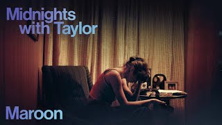 Taylor Swift  Maroon Live Concept from Midnights with Taylor [upl. by Gilson]