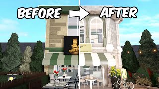 RENOVATING MY SUBSCRIBERS CAFE IN BLOXBURG [upl. by Kinata]