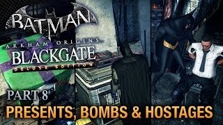 Batman Arkham Origins Blackgate Walkthrough  Part 8  Presents Bombs amp Hostages Deluxe Edition [upl. by Zadack]