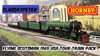 Hornby Flying Scotsman USA Tour 1969 Train Pack  Review and Running [upl. by Royd]