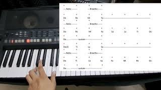 Major Scale Single Note Sustain Part 4  Kalakul  Vasav Vashisht  Piano  Singing [upl. by Yurik]