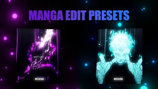 Trending Manga Edit Presets  Alight Motion [upl. by Grunenwald]