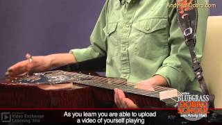 How to Play Dobro with Andy Hall Wearing Dobro Picks [upl. by Onilatac]