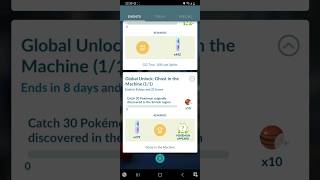 ROTOM Timed Research CODE in Pokémon GO  Global Unlock Ghost in the Machine [upl. by Marj]