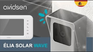 Videoteléfono Solar Inalámbrico Avidsen Elia Solar Wave  ref 112296 [upl. by Yvon362]