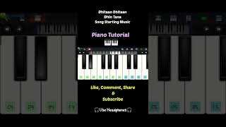 Dhitaan Dhitaan Dhin Taana Song Piano Tutorial rdots trend moj shorts [upl. by Chaddie78]