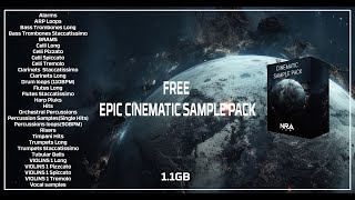 FREE EPIC CINEMATIC SAMPLE PACK  LOOPS  SINGLE HITS  Beyond the Stars  NRA LAB [upl. by Ruddie]