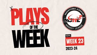 MJHL Plays of the Week  202324 Week 23 [upl. by Alisan]