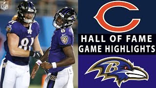 Bears vs Ravens  NFL 2018 Hall of Fame Game Highlights [upl. by Andrien]