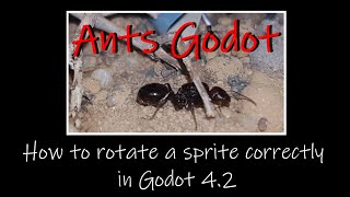 How to rotate a sprite correctly in Godot 42 [upl. by Latta]