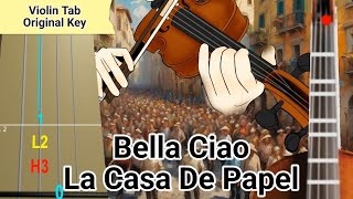 Bella Ciao Violin Tab [upl. by Asiul815]