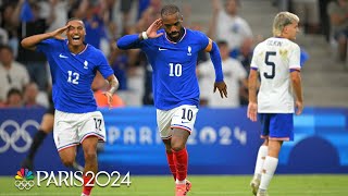 Mens soccer All goals in first day of Paris Olympics group stage play  NBC Sports [upl. by Anielram254]