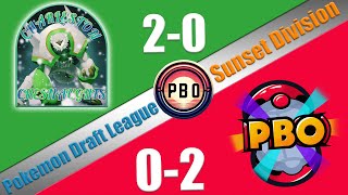 Pokémon Draft League  Charleston Chestnaughts VS Salt Lake Salandits  S7 W3 Sunset Div [upl. by Oidivo]